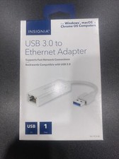 Insignia USB 3.0 to Ethernet Adapter 1Gbps Fast Connector for Windows, MacOS picture