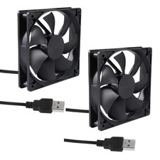UMLIFE 2PACK 120mm 5V USB Computer PC Fan, Fan Brushless  picture