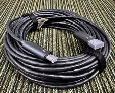 Cosemi  USB3.1 Gen 2 Hybrid Active Optical Cable 50ft. Black. picture