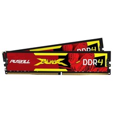 PUSKILL DDR4 RAM 16GB Kit (2x8GB) 3200MHz PC4-25600 CL16 Desktop Memory - 1.3... picture