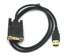 USB-A to DB9-Male Serial Port Adapter Prolific GT Chipset 3FT picture
