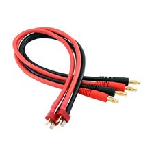 2pcs T Plug Connector to 4mm Banana Plugs Battery Charge Lead Adapter Cable 1... picture