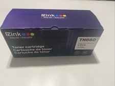EZink TN660 2 Pcs Laser Toner Cartridge New open Box & Sealed For Brother picture