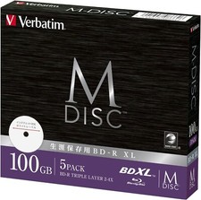 Verbatim Japan Long-term storage M-DISC BD-R XL 5 discs picture