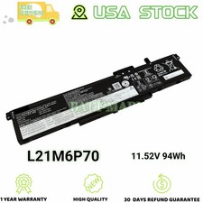 Genuine L21M6P70 L21D6P70 L21L6P70 Battery for Lenovo Thinkpad P16 GEN 1 GEN 2 picture