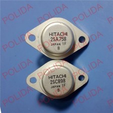 1pairs OR 2PCS Transistor HITACHI TO-3 2SA758/2SC898 A758/C898 picture