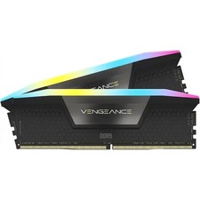 CORSAIR - VENGEANCE RGB 32GB (2x16GB) DDR5 6000MHz C36 UDIMM Desktop Memory picture