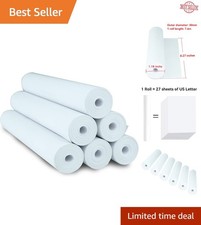 Eco-Friendly A4 Thermal Paper - 6 Rolls, 210mm Width, Quick-Dry BPA Free Quality picture