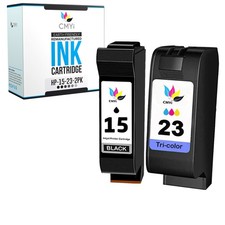 2-PK Compatible HP 15 23 Ink Cartridges Combo Pack for DeskJet 810 810C 812 812C picture