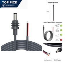 Starlink Mini Power Pigtails Cable 6.5ft 14AWG Waterproof DC Plug DIY picture