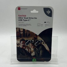 New SanDisk Ultra Dual Drive Go 128GB USB-C Flash Drive SDDDC3-128G-AS162 picture