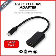 LOT 1-100 USB C to 4K HDMI Cable Video Converter Adapter Type C to HDMI 4K Cord picture