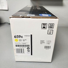 HP 659X Yellow Genuine/Original Laser Toner Cartridge W2012X M856/MFP M776 picture