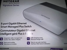 ETHERNET SWITCH NETGEAR (GS908E100NAS) 8-Port Wall Mountable Managed picture