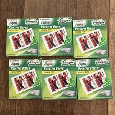 Set or 6 Fujifilm Printpix Paper Sticker Type 2 Cuts NX Printer FB-10S2HG-W picture