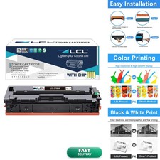 LCL 202A Black Toner Cartridge for HP 202A CF500A 202X CF500X M281 M254 (1-Pack) picture