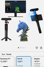 Creality CR-Scan Ferret Handheld 3D Scanner Structured Light Full Color Scan picture