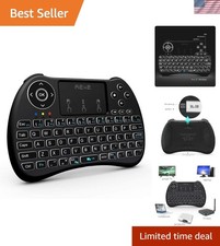 Backlit Version H9+ Mini Keyboard,2.4GHz Wireless Mini Handheld Smart TV Remo... picture