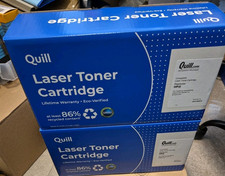 2NEW Quill Compatible HP 05A Black Toner Twin Pack - 2 Cartridges (See Pictures) picture