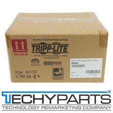 Lot of 50 Tripp Lite Cat6 Gigabit Snagless UTP Ethernet Cable 6in (.15m) - Black picture