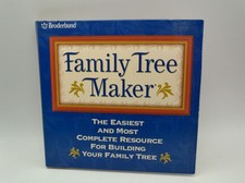 Broderbund Family Tree Maker Version 8 Album IV CD ROM Genealogy Software PC picture
