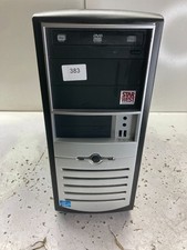 Vintage Retro Black and Silver Sleeper Build ATX Case picture