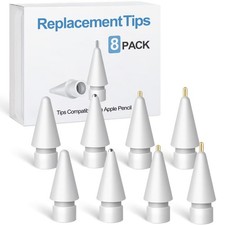 Replacement Tips for Apple Pencil Accessories - 8 Pack Mix Replacement Pencil Ti picture