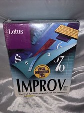 Lotus Improv Spreadsheet For Microsoft Windows - 2.0 - NEW In Sealed Box picture