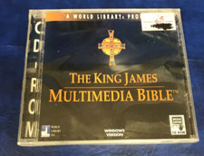 Vintage 1995 The KIng James Multimedia Bible on CD ROM picture
