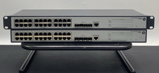 LOT OF 2 HP 3Com JE006A V1910-24G 24-Port L2+ Gigabit Managed Ethernet Switch picture