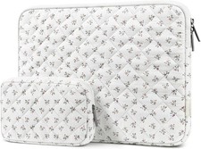 Laptop Case 16 inch, 15-15.6 inch Puffy Laptop Sleeve Bag, Pink | MacBook Pro 16 picture
