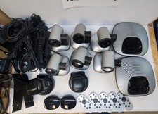 LOGITECH 2x v-u0034 Base with 8 PTZ cameras, 5 Remotes, Wires UNTESTED picture