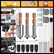 48pcs 3D Printer Hotend Kit, Hardened Steel Nozzles 0.2/0.4/0.6mm, Cleaning Tool picture