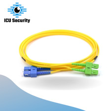 Fiber Optic Patch Cord 20 M SC(UPC)-SC(APC) Duplex 9/125 OS2 Single mode Yellow picture
