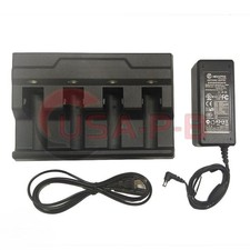 USA 4-Slot Battery Charger for Zebra DS3678 DS3600 LI3678 LI3600 SAC3600-4001CR picture