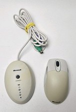 Vintage Microsoft Wireless Wheel Mouse X08-41472 with Receiver X08-25291 picture