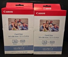 TWO Genuine CANON Photo Printer Ink&Paper Set KC-36IP for SELPHY CP (You Get 2) picture