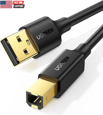 USB a to USB B Printer Cable 5Ft - High-Speed for HP, Canon, Brother, Samsung, D picture