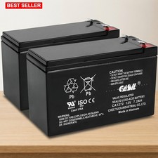 UPS Batteries 2 Pk 12V 7.2Ah Sealed Lead Acid SLA AGM Backup Power Replacement picture