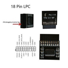 TPM2.0 Security Module SPI 14Pin LPC 14/18/20 Pin for Asrock TPM2 -SLI -S -SPI picture