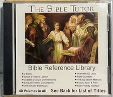 The Bible Tutor [Windows 95/98/NT, CD-ROM, 656023800006] Bible Reference Library picture