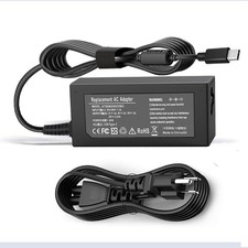 Cargador De Computadora Portatil Usb-c Para Samsung Plu Pro Adaptador Chromebook picture