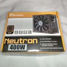Solid Gear Neutron 400W Power Supply 80 Plus Bronze NO UPC picture
