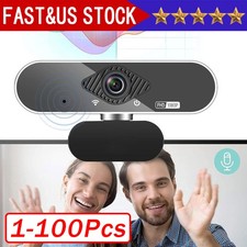 1080P Full HD USB Webcam for PC Desktop,Laptop Web Camera with Microphone Lot picture