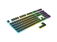 Ranked Pudding PBT Keycaps | 112 Double Shot Translucent ANSI US & ISO Layout | picture