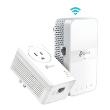 TP-Link TL-WPA7617 KIT Powerline WiFi Extender Kit White Dual-Band Ethernet Port picture