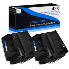 2PK BK Q5942X 42X Toner Cartridge Fit  For HP Laserjet 4240dn 4250Dtnsl 4350dtn picture