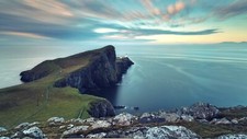 Landscape sky scotland neist point cliff coast Custom Gaming Mat Desk picture