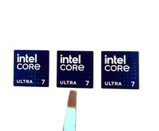 3x Intel Core Ultra 7 Sticker Label Decal 18mm x 18mm picture