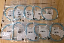 LOT OF 10 NEW Belkin 2M OM3 LC/LC Multimode Duplex Fiber Cable F2F402LL-02M-G picture